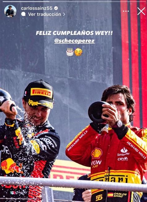 Checo Pérez Festeja Su Cumpleaños 34 Y Lo Felicitan Internacionalmente