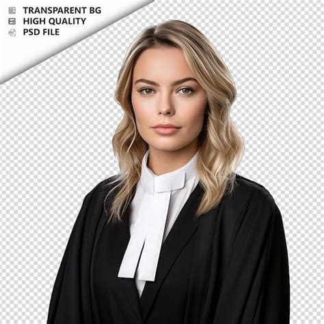 Premium Psd European Woman Lawyer On White Background White Isolated