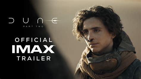 Dune Part Two Official Imax® 190 Trailer Filmed For Imax® Youtube
