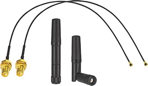 Eightwood Antena WiFi pequeña de banda dual 2 4GHz 5GHz RP SMA antena