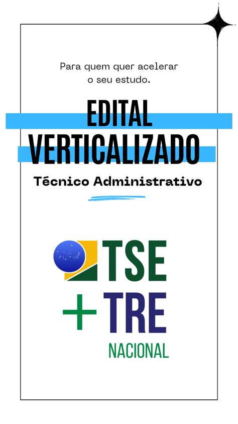 Edital Tse Unificado Verticalizado T Cnico Administrativo B Nus Os