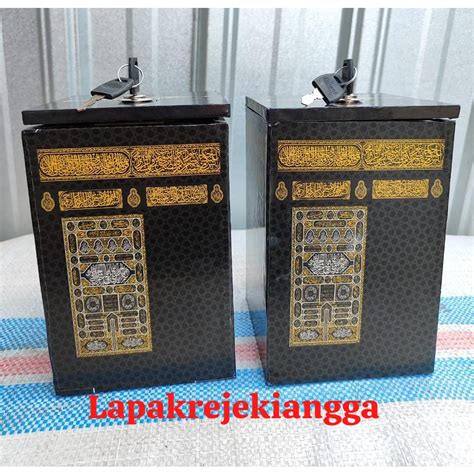 Jual Celengan Ka Bah Jumbo Kunci Miniatur Kabah Tempat Penyimpan Uang