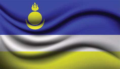 Buryatia Realistic waving Flag Design 3810856 Vector Art at Vecteezy