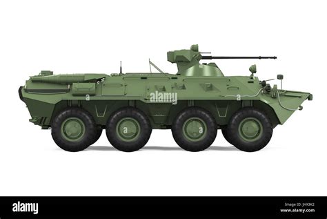 Armoured Personnel Carrier Isolated Stock Photo - Alamy