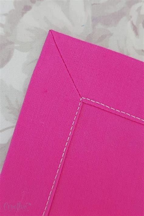 How To Miter Corners In Sewing Easy Peasy Creative Ideas