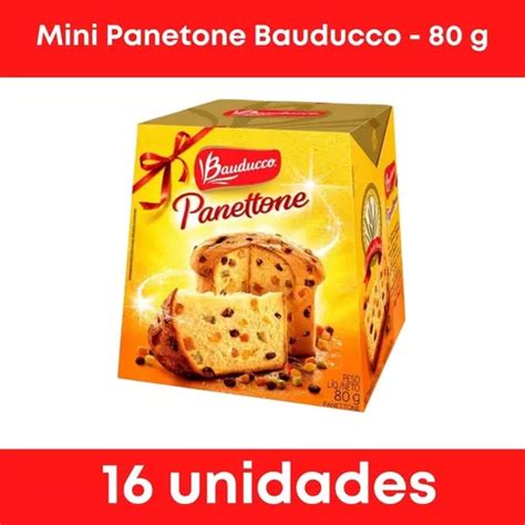 Mini Panettone Frutas Bauducco G Kit Unidades