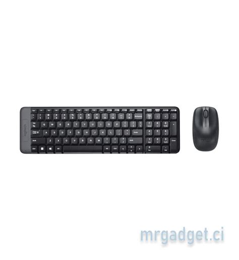 Logitech Mk220 Combo Clavier Et Souris Sans Fil Pour Windows Sans Fil