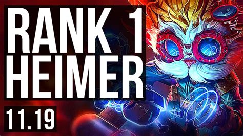 HEIMERDINGER Vs VEX MID Rank 1 Heimer 1 6M Mastery 7 2 8 400