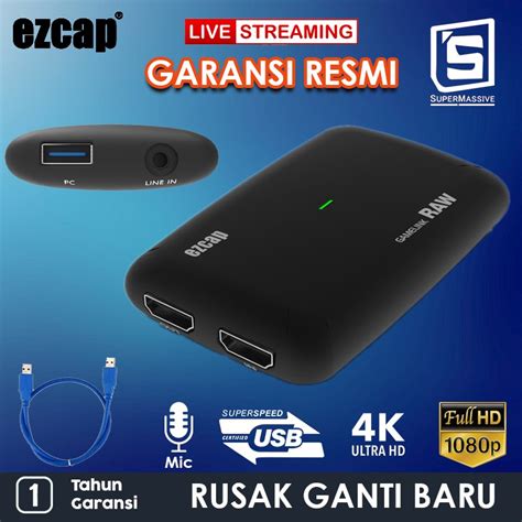 Jual Ezcap 321 Game Link RAW 4K Capture Live Streaming Game Capture