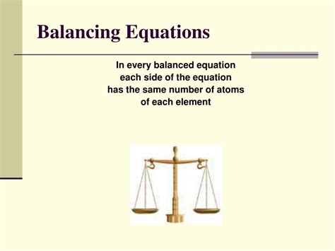 Ppt Balancing Equations And Chemical Reactions Powerpoint Presentation Id 6850859