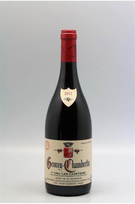 Armand Rousseau Gevrey Chambertin Er Cru Les Cazetiers Vins