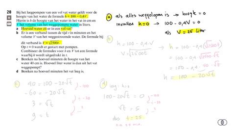 Video Vwo E Editie Opgave Substituties Wiskunde Net