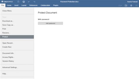 Come Proteggere Un Documento Word Con Password Onlyoffice Blog