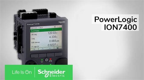 Powerlogic Ion7400 The Right Meter For Feeder Applications Youtube