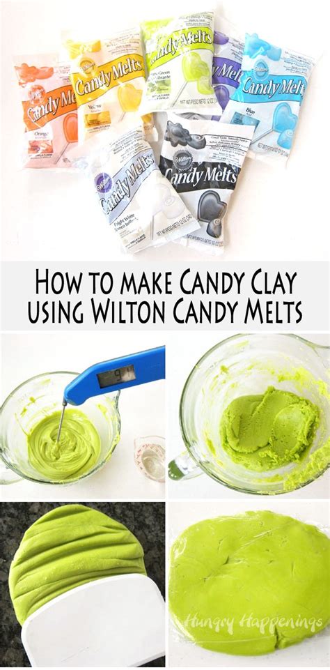 Use Colored Candy Melts To Make Candy Clay Modeling Chocolate