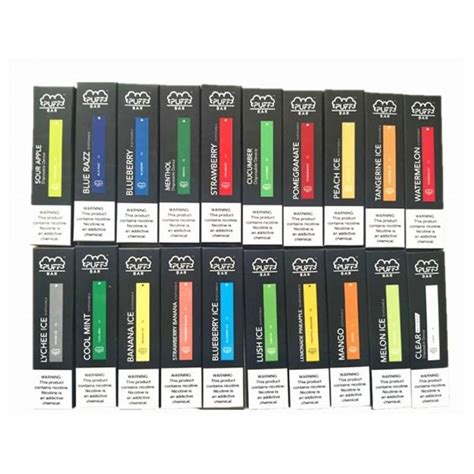 Puff Bar With The Newest Black Packaging Variety Flavors In Stock Oem