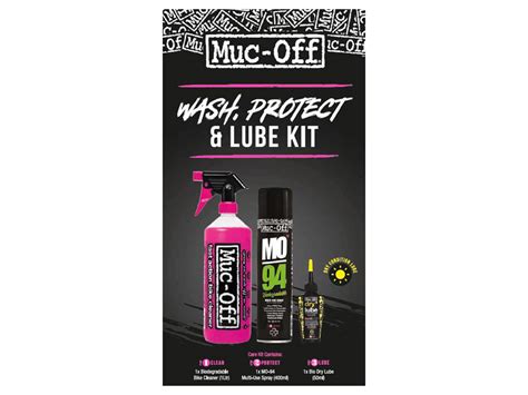 Muc Off Wash Protect Lube Kit Versione Dry Lube Lubrificazione