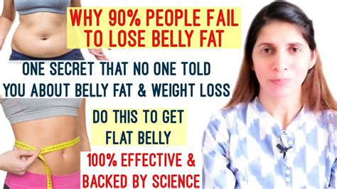 Why You Are Not Losing Belly Fat Do This Daily To Lose Stubborn