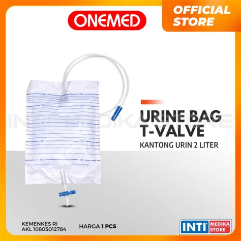 Jual Onemed Urine Bag T Valve Liter Kantong Urin Shopee Indonesia