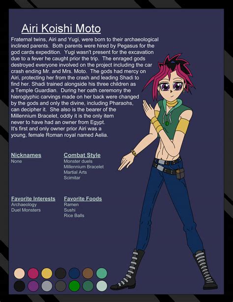 Airi Reference without the Duel Disk by FinlayArts on DeviantArt