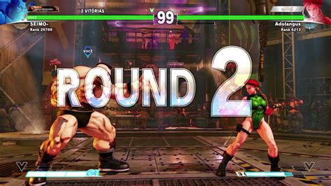 STREET FIGHTER V Zangief SEIMO Vs Cammy YouTube