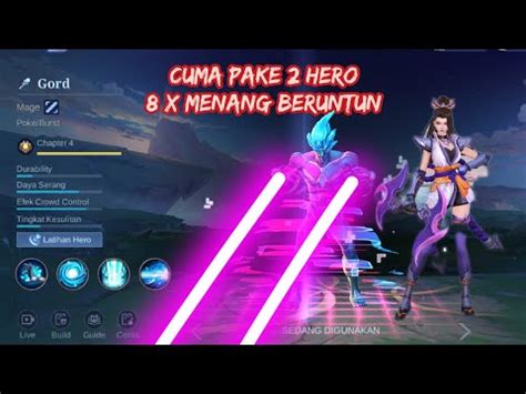 Challenge Mlbb Win Streak Cuma Boleh Pakai Hero Youtube