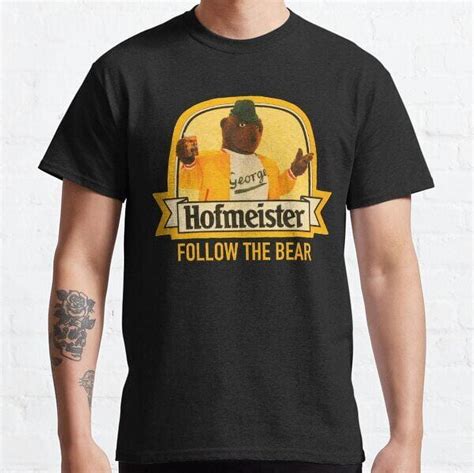 Follow The Bear George Vintage Hofmeister Classic T Shirtchristmas