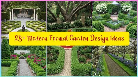 28 Modern Formal Garden Design Ideas Youtube