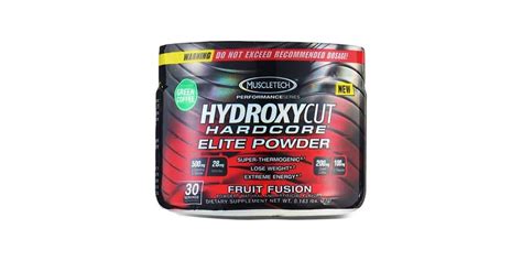 Hydroxycut Hardcore Powder Servings
