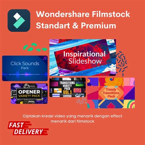 Jual Wondershare Filmstock Filmora Effects Shopee Indonesia