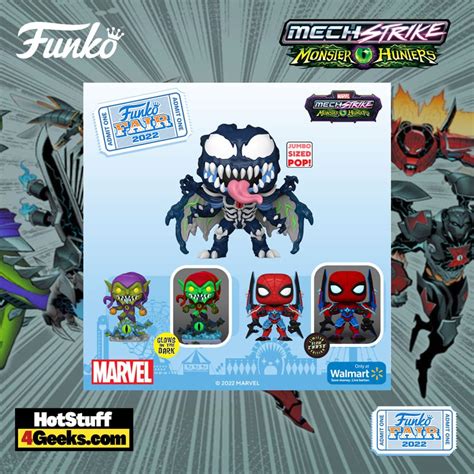 11 NEW Mech Strike Monster Hunters Funko Pops Funko Fair 2022