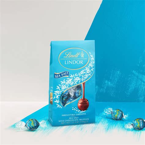 Lindt Lindor Trufas De Chocolate Con Leche Y Sal De Mar Chocolate Con