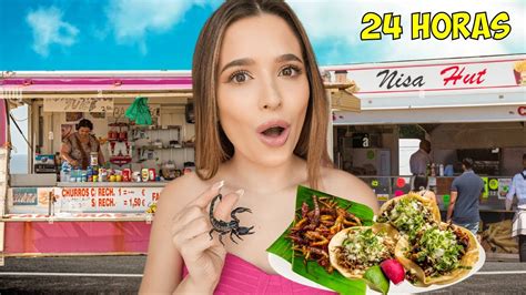 Horas Comiendo Comida Callejera En Mexico Laura Mejia Youtube