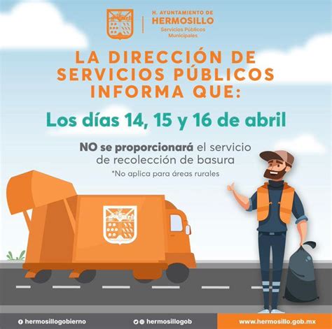 Jueves viernes y sábado no habrá recolección de basura en Zona Urbana