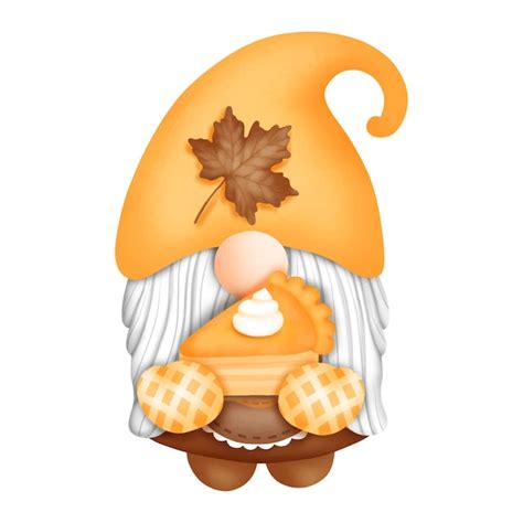 Fall Gnomes Clipart, Fall PNG, Thanksgiving Autumn Gnome - Clip Art Library