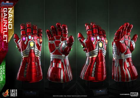 Hot Toys LMS Avengers Endgame Nano Gauntlet Life Size Collectible Hulk Version