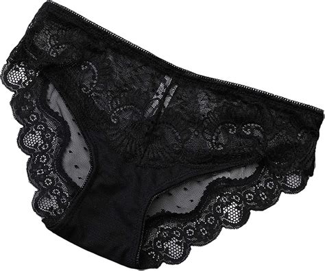 Lbert Unterhosen Damen Spitze Unterwäsche Frauen Netzstoff Slips Sexy