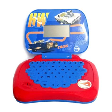 Laptop Infantil Eletrônico Bilíngue Hot Wheels Candide