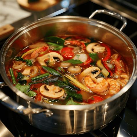 Tom Yum Goong Hot And Sour Shrimp Soup Susie Cooks Thai