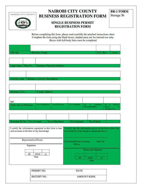 Business Permit Application Form Editable Template Airslate Signnow