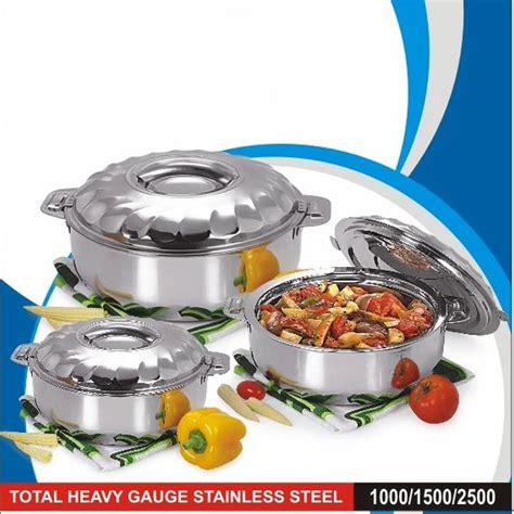 Round Stainless Steel Hot Pot SUPEMAX For Home Capacity At Rs Piece In