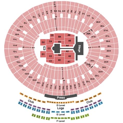 Rose Bowl Seating Chart View | Review Home Decor