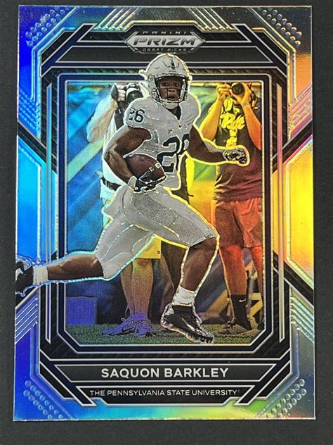 Prizm Draft Picks Saquon Barkley Prizm New York Giants Ebay