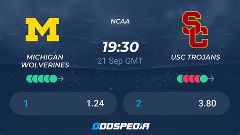 Michigan Wolverines Vs Usc Trojans Predictions Odds Live Score And Stats