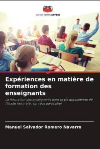 Exp Riences En Mati Re De Formation Des Enseignants Literatura