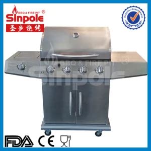 Stainless Steel 4 Burner Gas Grill With Ce GS Approved KLD6005