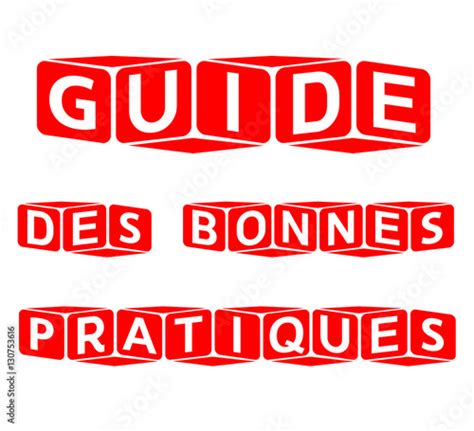 Guide Des Bonnes Pratiques Stock Illustration Adobe Stock