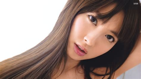 P Long Hair Women Face Brown Eyes Haruna Kojima Brunette Asian HD Wallpaper
