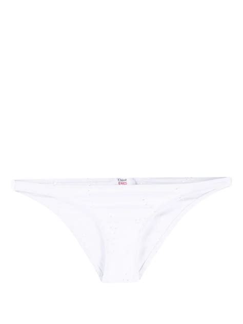 Chloé X Eres Peru Bikini Bottoms In White ModeSens