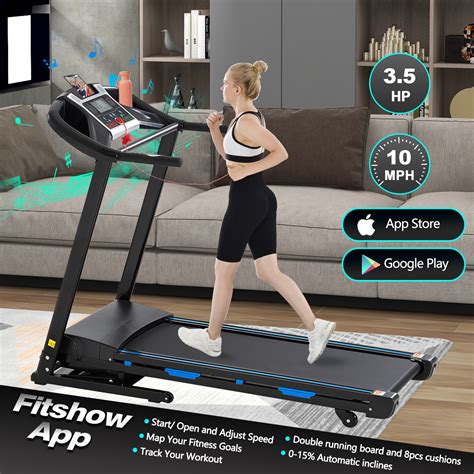 Treadmills for Home, Electric Treadmill with Automatic Incline